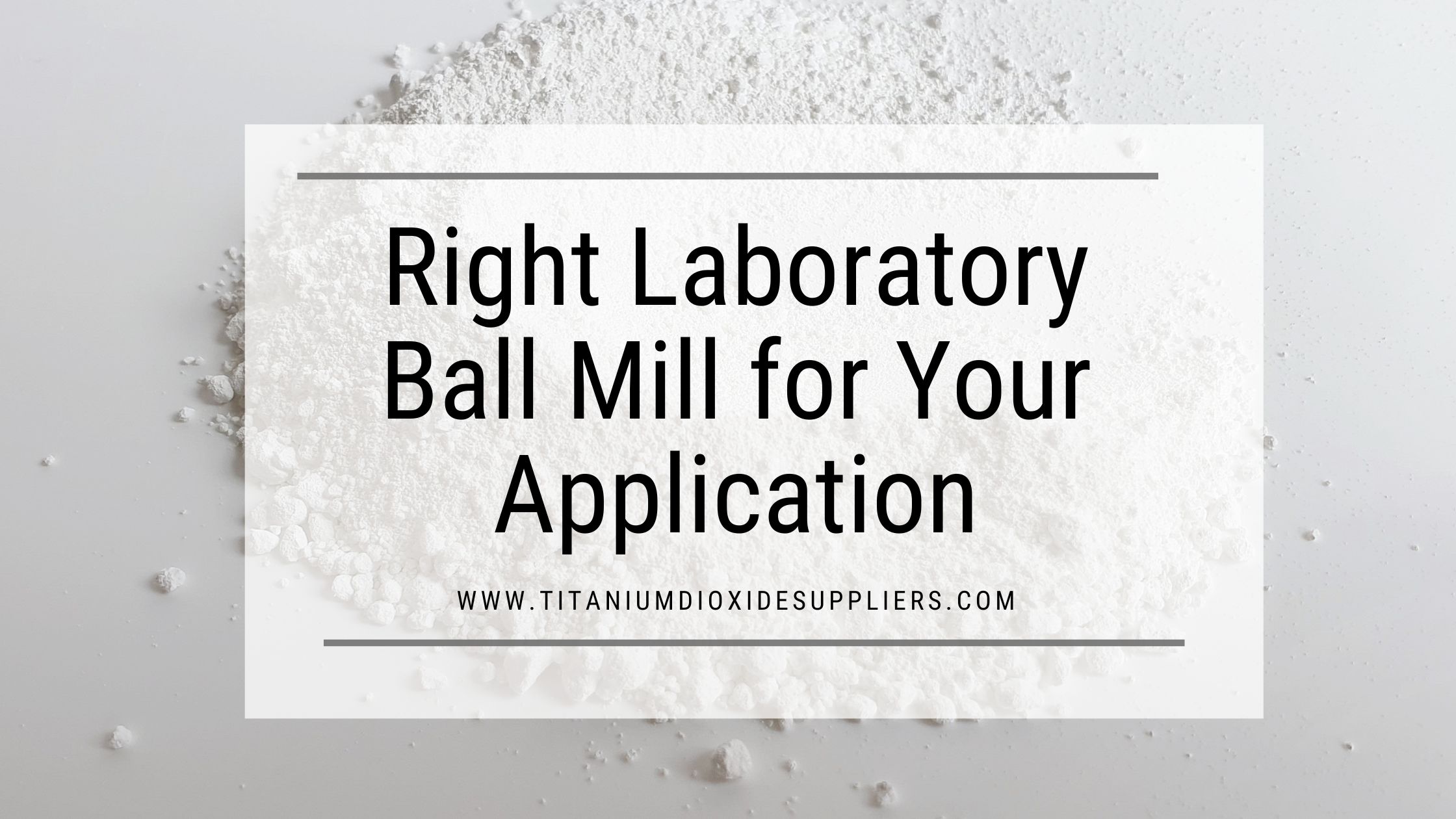 Laboratory Ball Mill