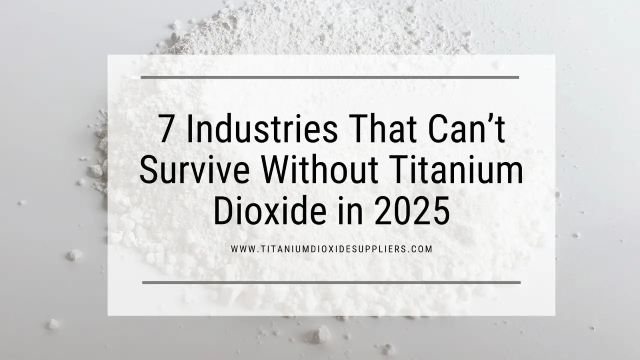 Titanium Dioxide Supplier