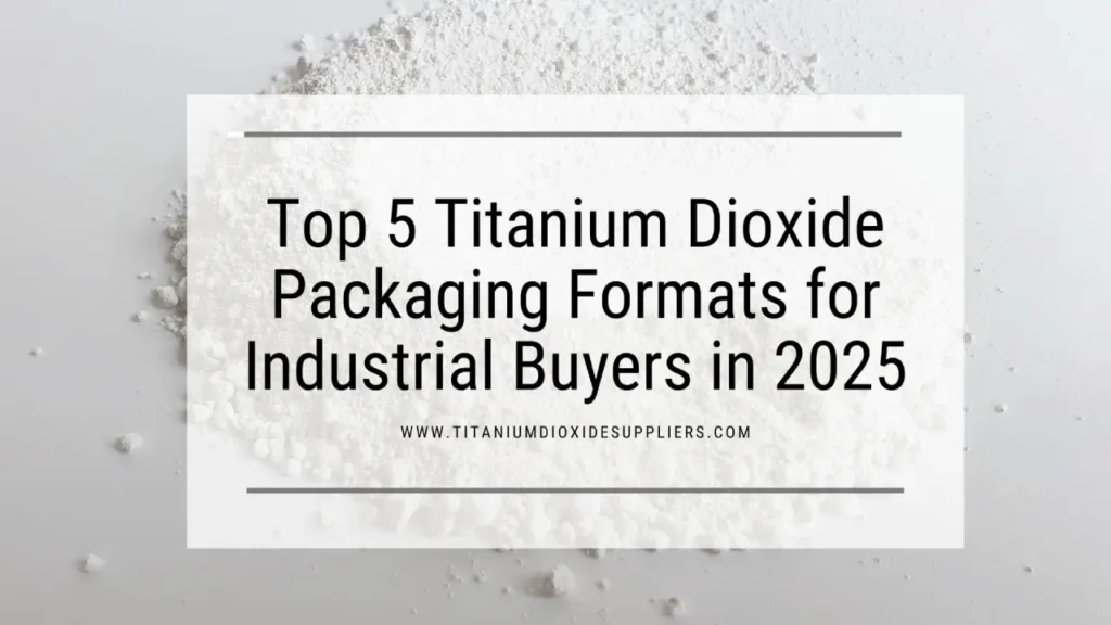 Titanium Dioxide Supplier