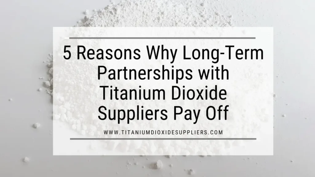 Titanium Dioxide Supplier