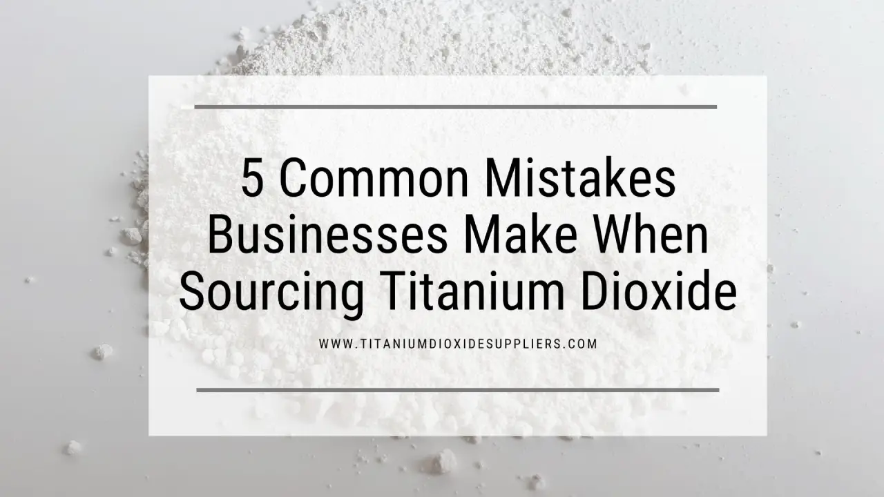 Titanium Dioxide Supplier