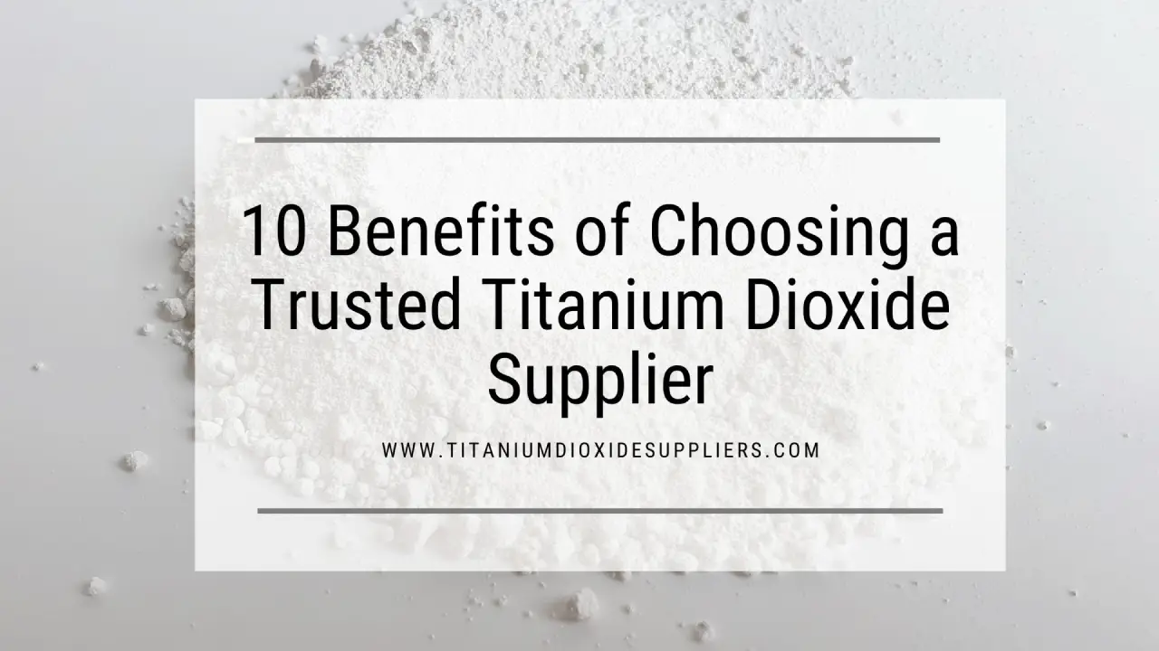 Titanium Dioxide Supplier