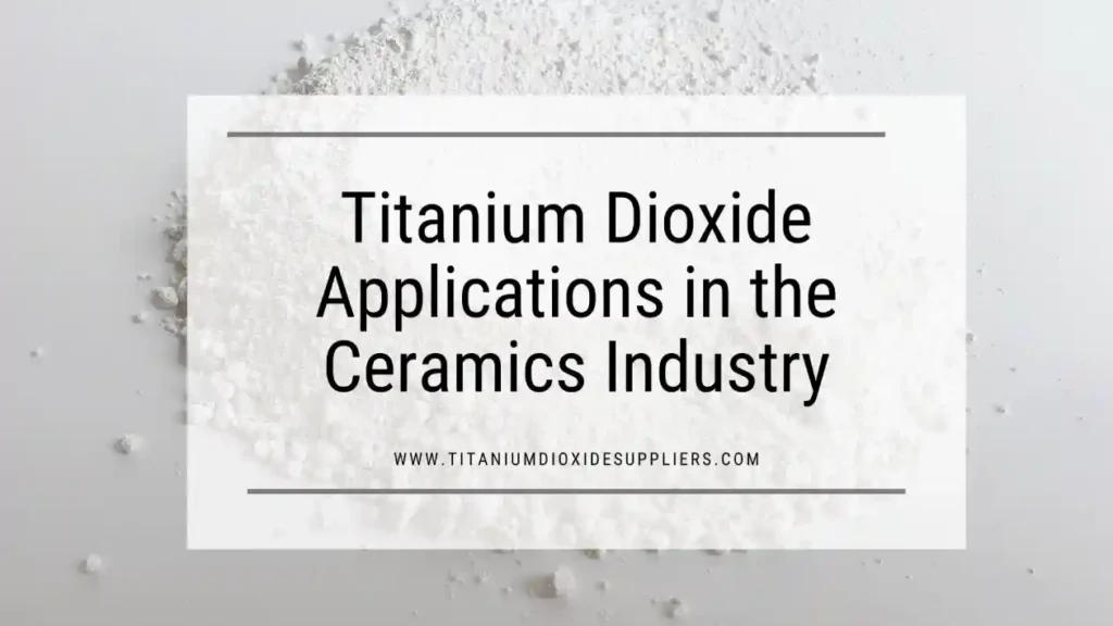 Titanium Dioxide Supplier