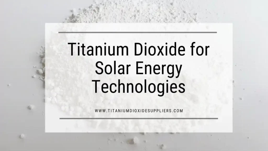 Titanium Dioxide Supplier
