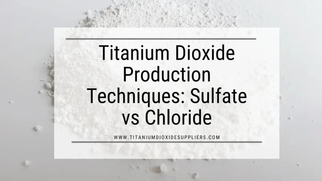 Titanium Dioxide Supplier
